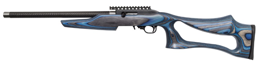 Magnum Research SSEB22G Magnum Lite SwitchBolt Full Size 22 LR 10+1 17" Black Anodized Carbon Steel/Threaded Barrel, Black w/Integral Scope Base Receiver/ Blue Fixed Thumbhole Stock,