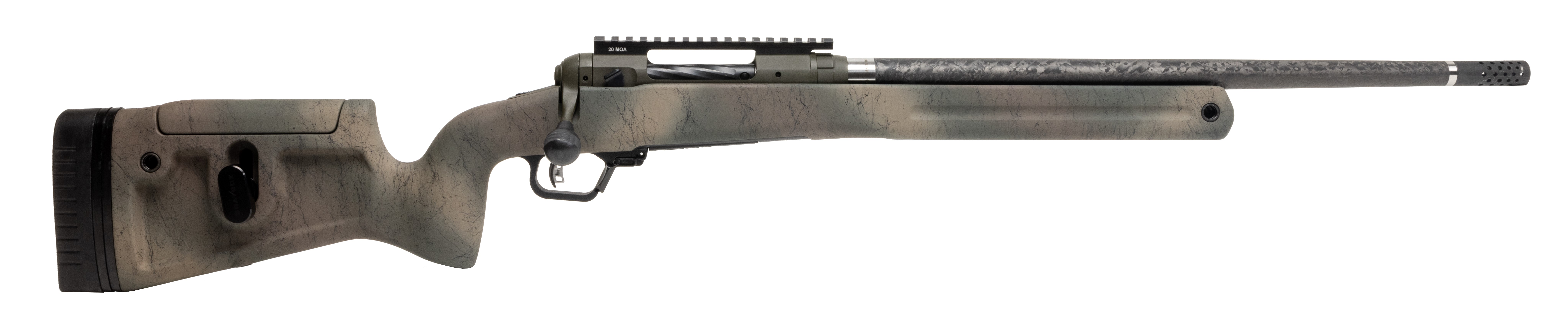 Savage 110 Pro Pursuit 28 Nosler 20 inch 3+1 Olive Dark Green Camo