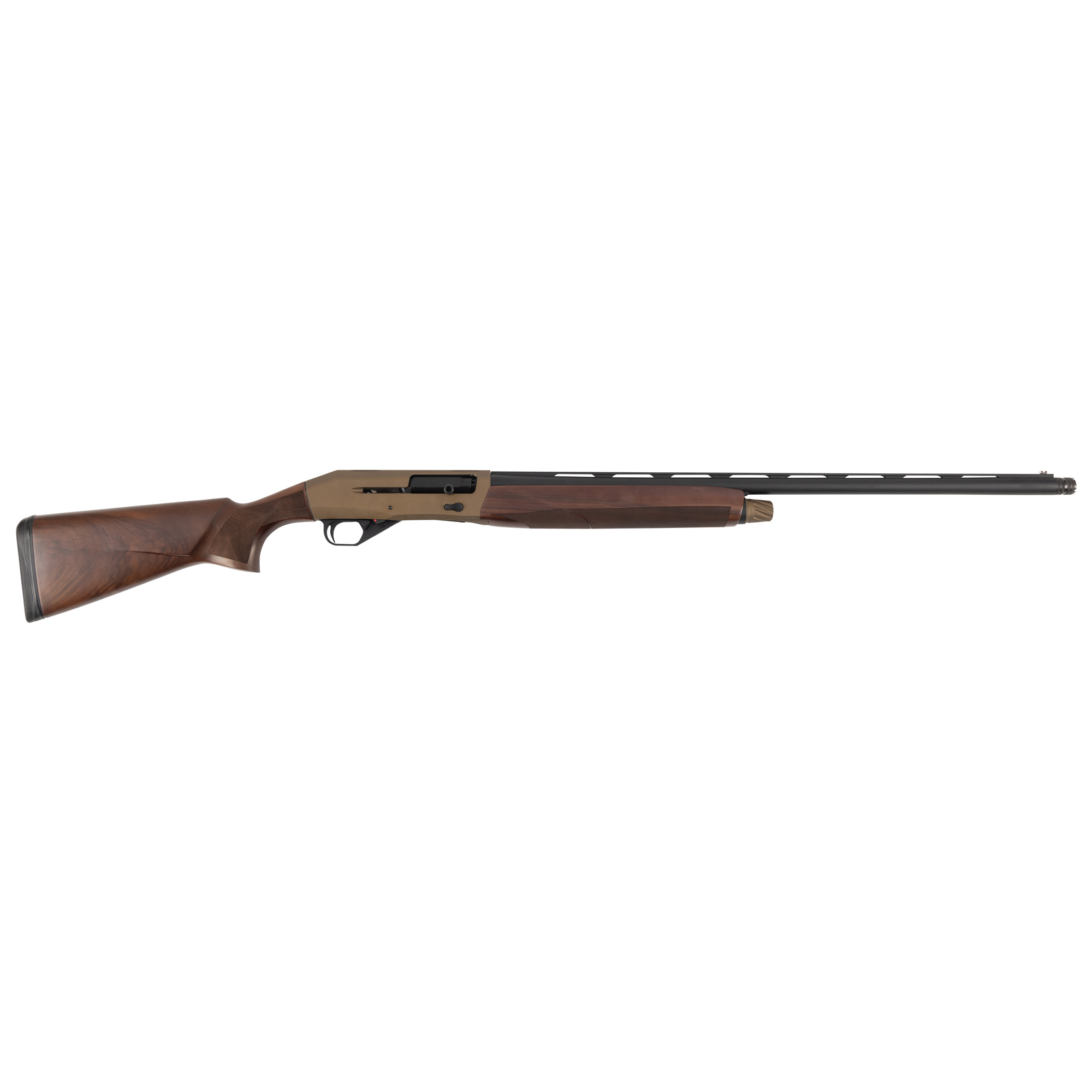 CZ, 1020 G2, 20 Gauge, 28 Inch, 4+1, Black Barrel Bronze Receiver Walnut Furniture