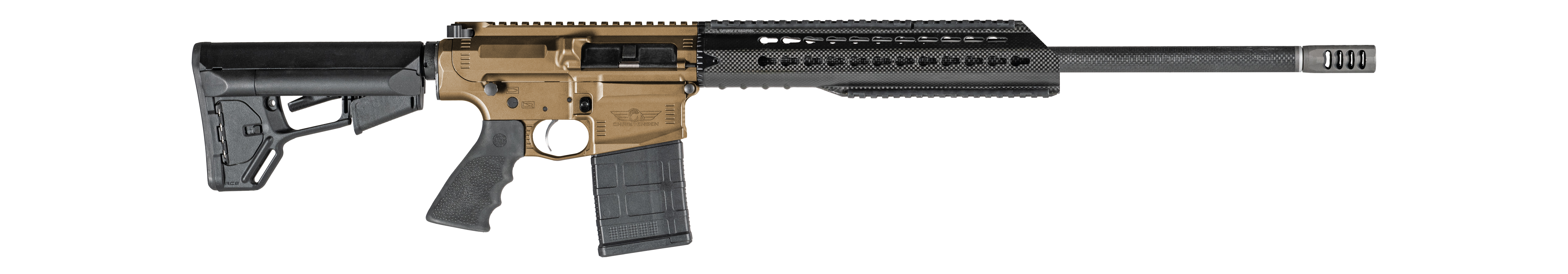 Christensen Arms CA101543139236 CA-10 DMR  6.5 Creedmoor 20+1 22" Barrel, Burnt Bronze Cerakote Metal Finish, Black Adjustable Magpul STR Stock, Black Polymer Grip