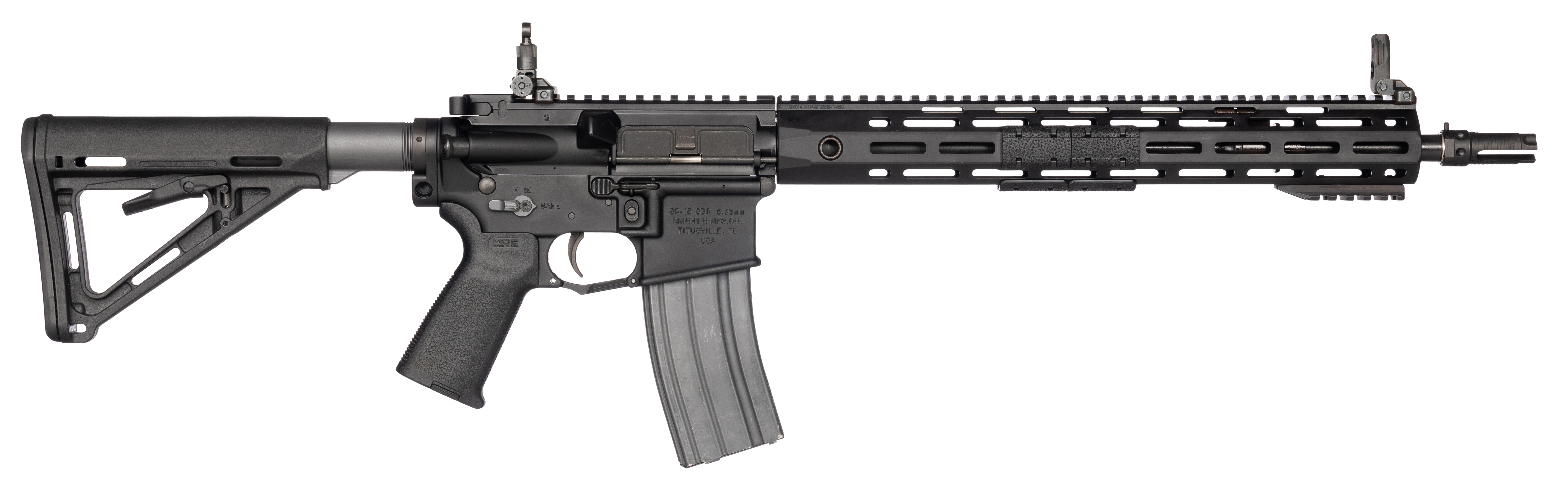 Knights Armament SR-15 Mod 2 5.56 NATO 16" 30 Rounds Adjustable Stock Ambidextrous Hand