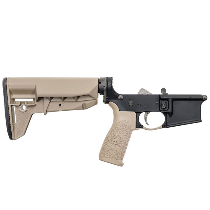 Bravo Company USA AR-15 Complete Widebody Lower Receiver Multi Caliber FDE