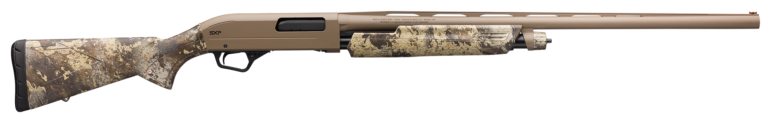 Winchester SXP Hybrid Hunter 12 Gauge 26 Inch Barrel FDE TrueTimber Prairie Camo