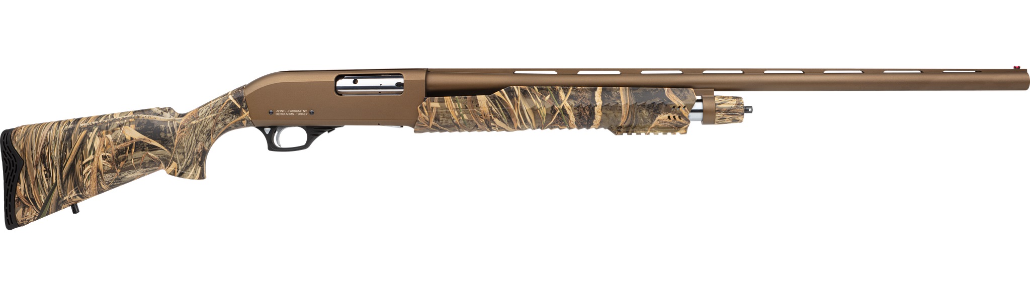 Rock Island Armory Carina 12GA, 28in. Barrel, 5rd, Realtree Max-5 Camo Stock & Forend - Bronze (PA12H28MAX-P)