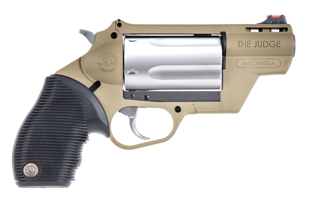 Taurus Public Defender Revolver 45 Colt 2.5 inch 5 Round FDE Stainless