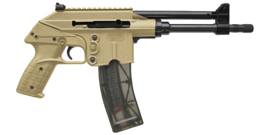 KelTec PLR-22 .22 Long Rifle 10.1 Inch 26 Rounds Tan Finish Tan Grips