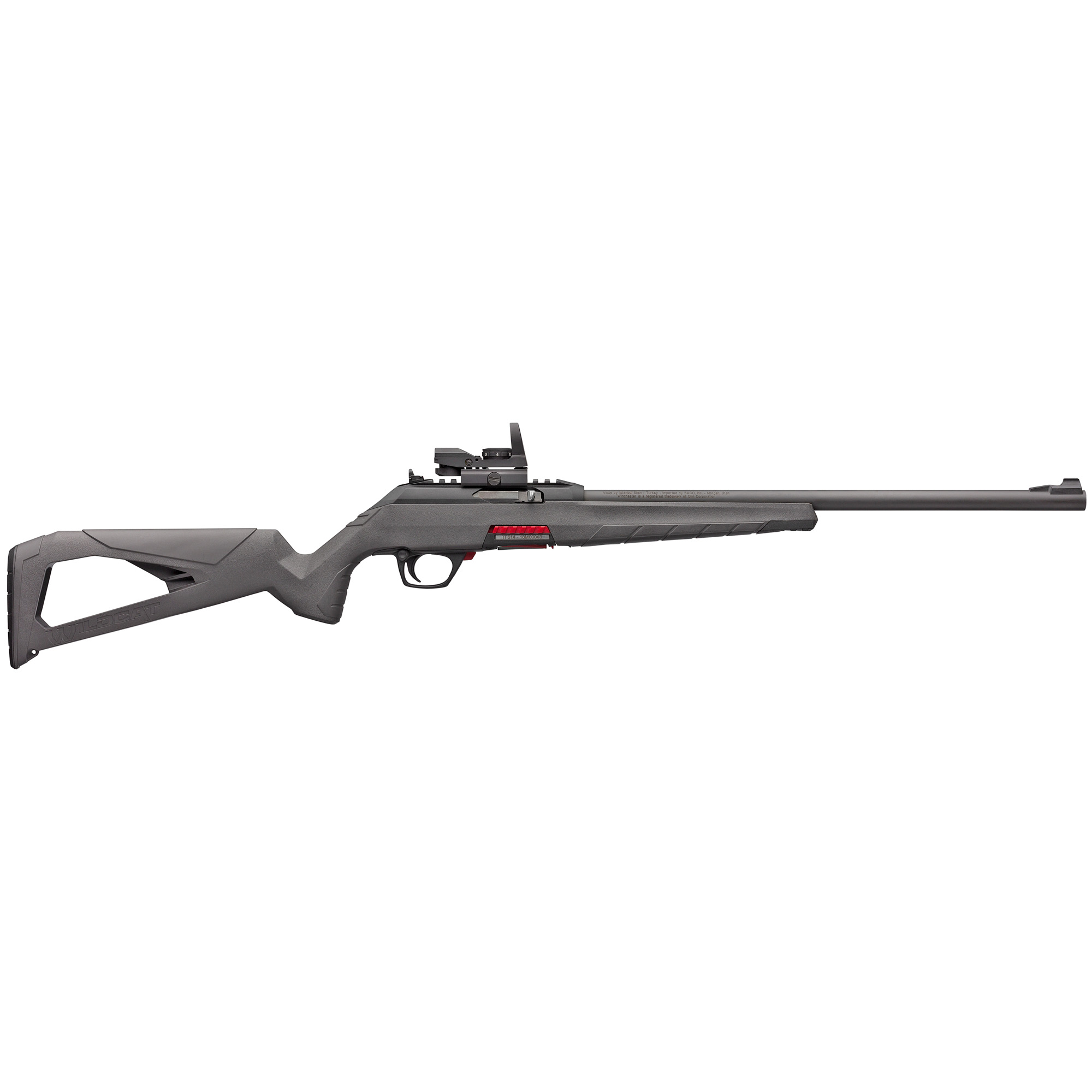 Winchester Wildcat Combo 22 LR 18 Inch 10 Rounds Matte Blued Finish Red Dot Optic