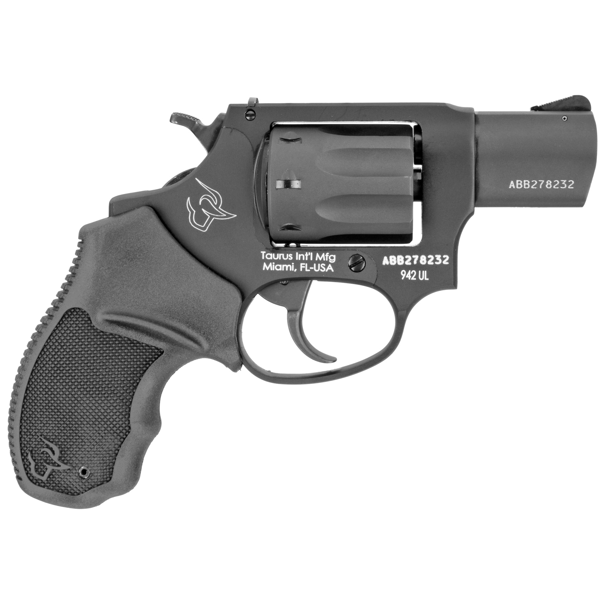 Taurus 942 Ultralite Revolver 22 LR. 2 in. Black 8 rd.