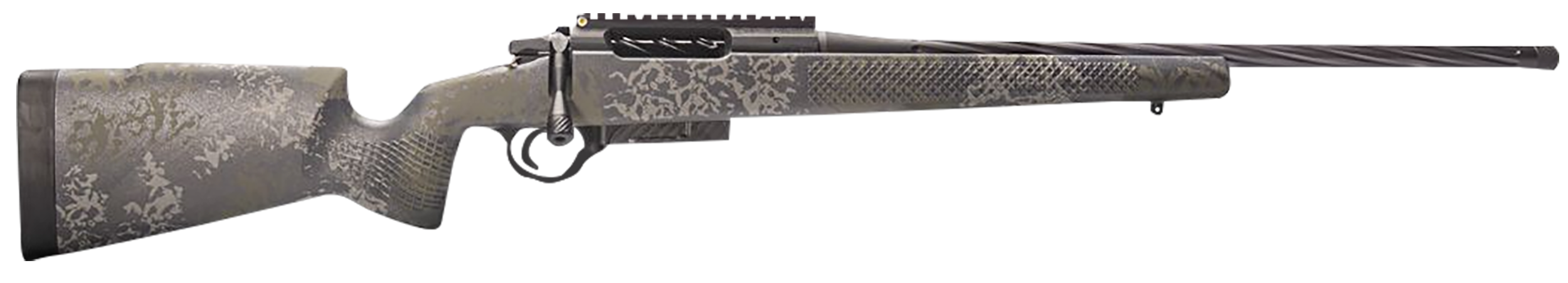 Seekins Precision 0011710163MS Havak Element  6.8 Western 3+1 21" Fluted, Black Barrel/Rec, Mountain Shadow Camo Synthetic Stock, Scope Mount