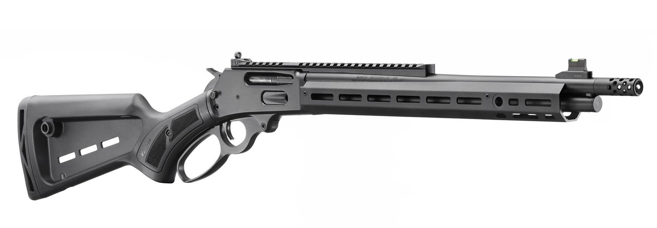 Marlin 70902 336 Dark 30-30 Win 5+1 16.17" Graphite Black Cerakote Steel Threaded Barrel, Graphite Black Cerakote Picatinny Rail Steel Receiver, M-LOK Handguard, Black Polymer Adjustable Stock