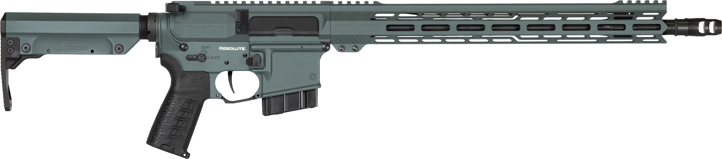 CMMG Resolute MK4 6mm ARC 16.1" 10+1 Charcoal Green Cerakote