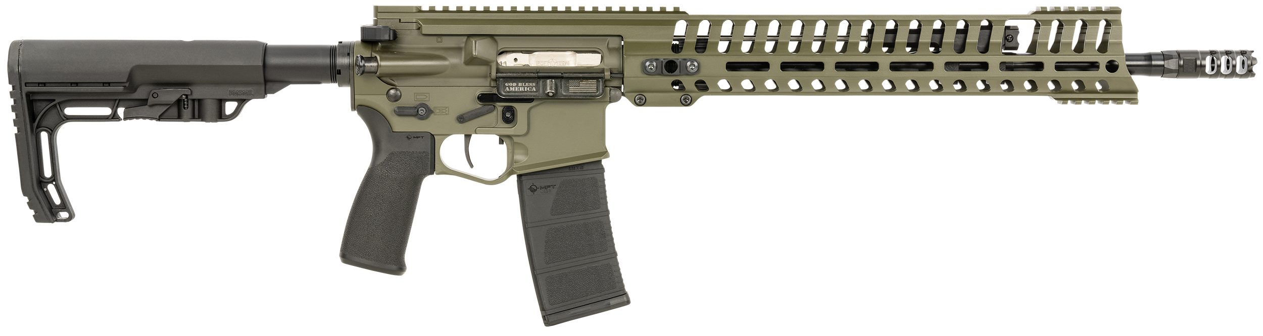 Patriot Ordnance Factory P415 Edge 5.56x45mm NATO 16.5in 30rd OD Green Anodized