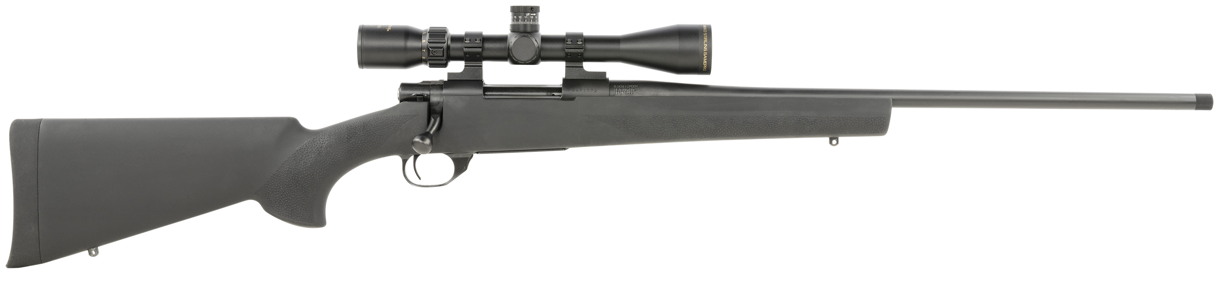 Howa M1500 Hogue GamePro 2 Rifle 6.5 Creedmoor 22 in. Black Scope Package
