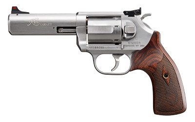 Kimber Mfg.,inc 3700621CA K6S DASA Target (CA) 357 Mag 6+1 4" Brushed Stainless 3 Finger Combat Grip/Diamond Checkering Grip