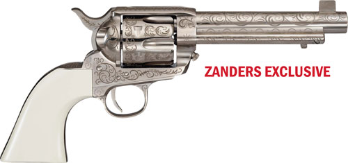 Cimarron Firearms Bat Masterson 357 Magnum 5.5 inches 6 Round Nickel Finish