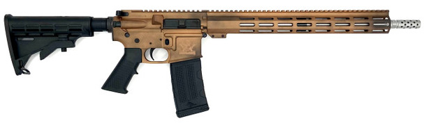 Great Lake Firearms GLFA AR-15 5.56x45mm NATO 16 Inch 30 Round Battleworn Copper