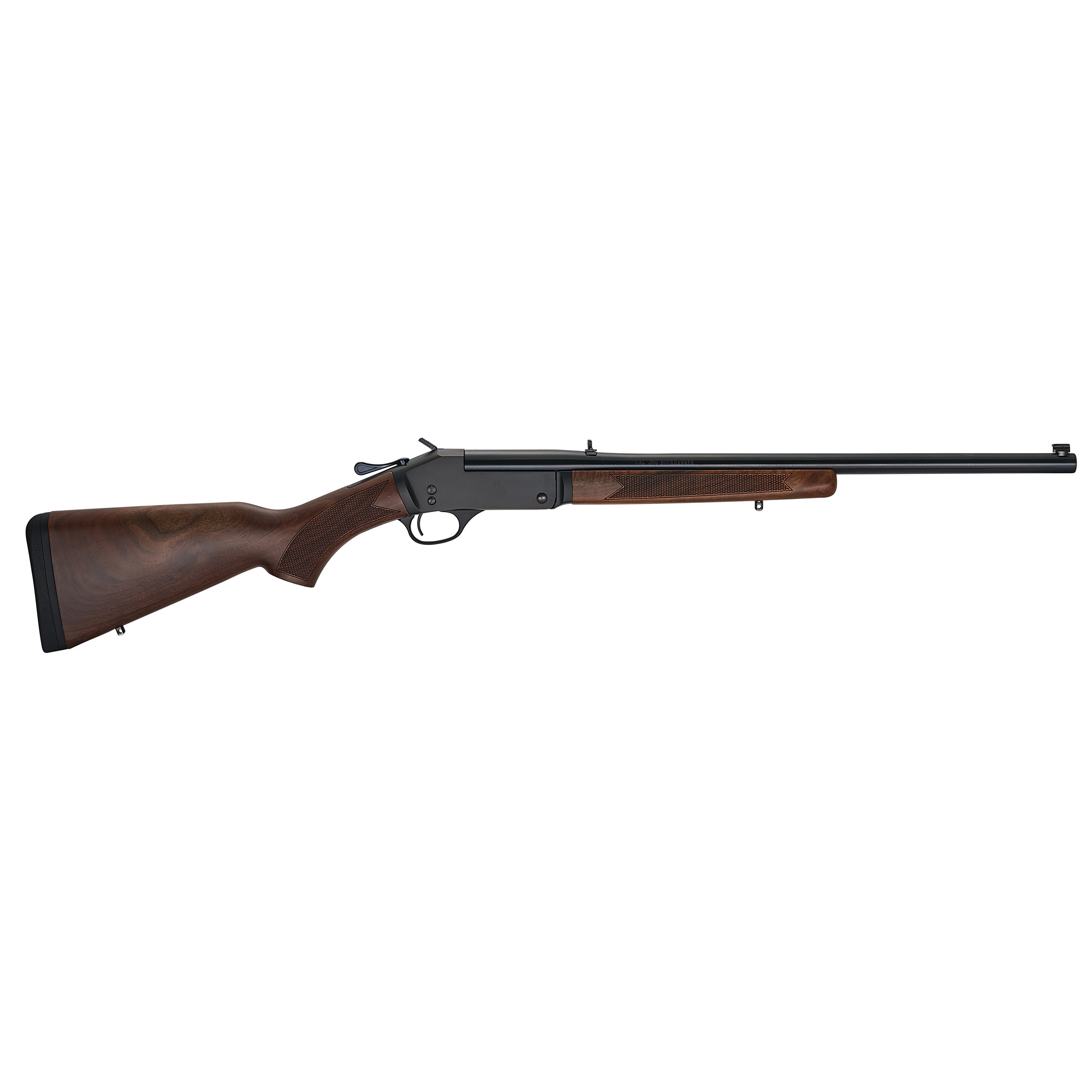 Henry H015360BH Single Shot  Full Size 360 Buckhammer 1rd 22" Blued Single Shot Barrel, Blued Drilled & Tapped Stainless Steel Receiver, American Walnut Stock, Right Hand