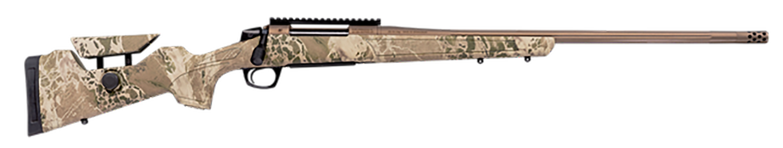 CVA Cascade Long Range Hunter Rifle 7 PRC 24 in. Bronze and Realtree Hillside
