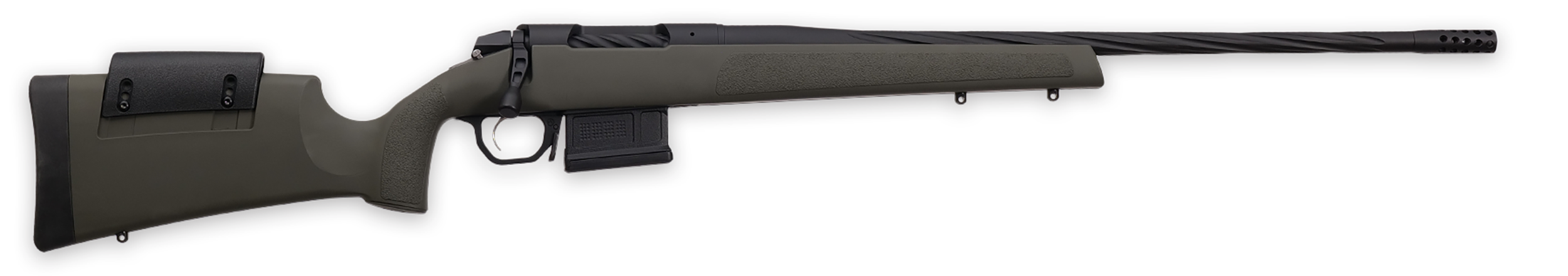 Weatherby 307 Range XP 243 Winchester 22 Inch 5 Rounds Green with Brake