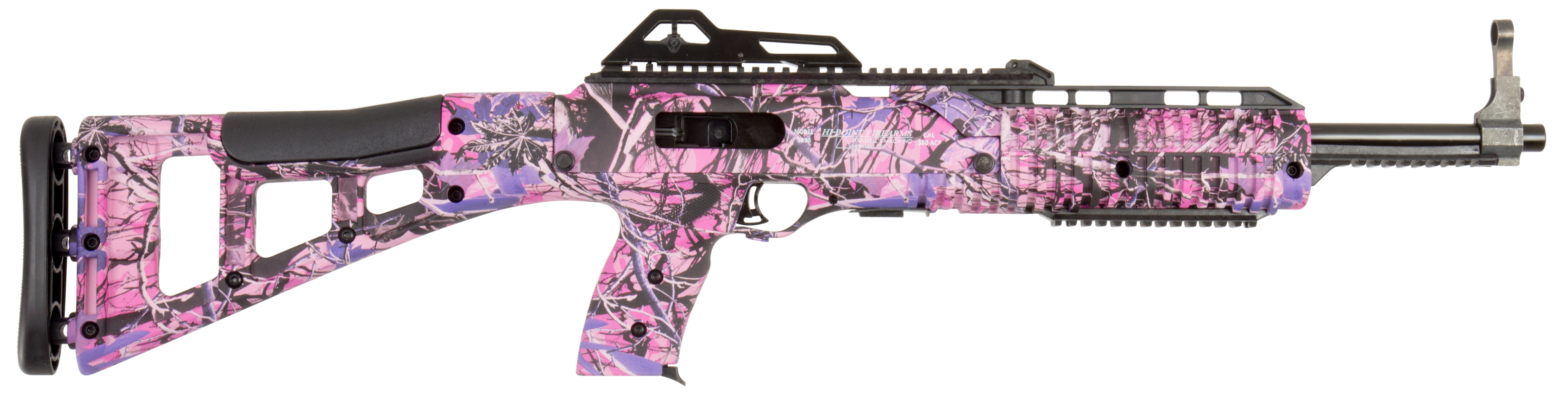 Hi-Point 380TS Carbine 380 ACP 16.5 in 10 Rounds Pink Camo