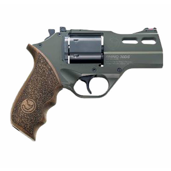 Chiappa Firearms Rhino 30DS 357 Magnum 3 Inch 6 Round ODG Cerakote Walnut Grips