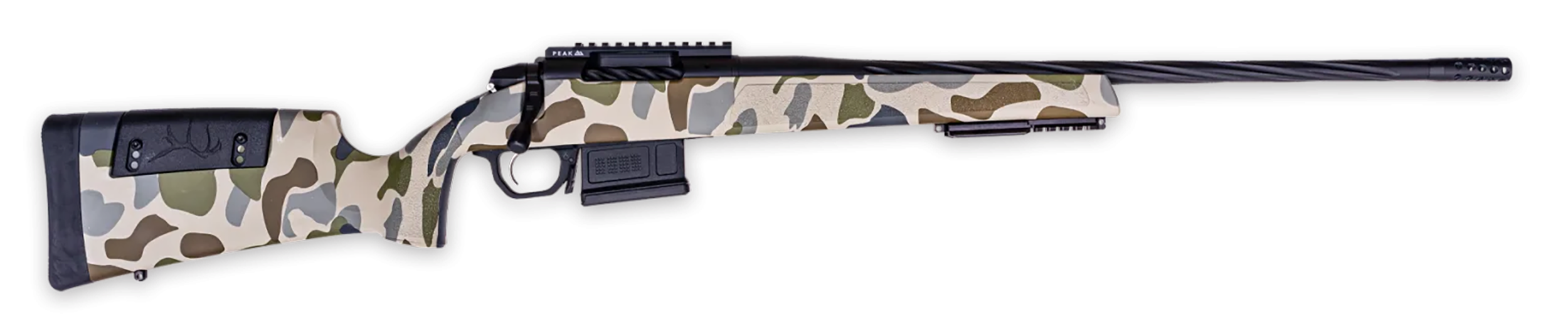 Weatherby 307 Hush 257 Weatherby Magnum 26 Inch 5 Rounds Camo Adjustable Cerakote