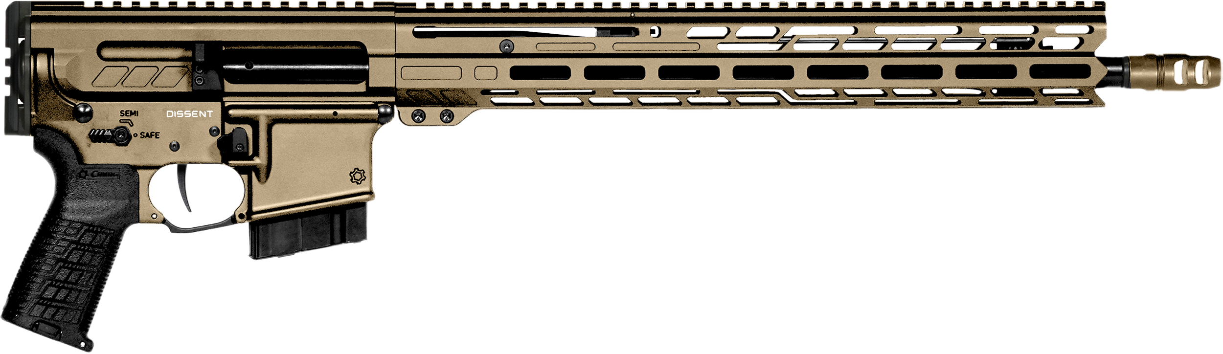 CMMG Dissent MK4 22 ARC 16.1 10+1 Coyote Tan