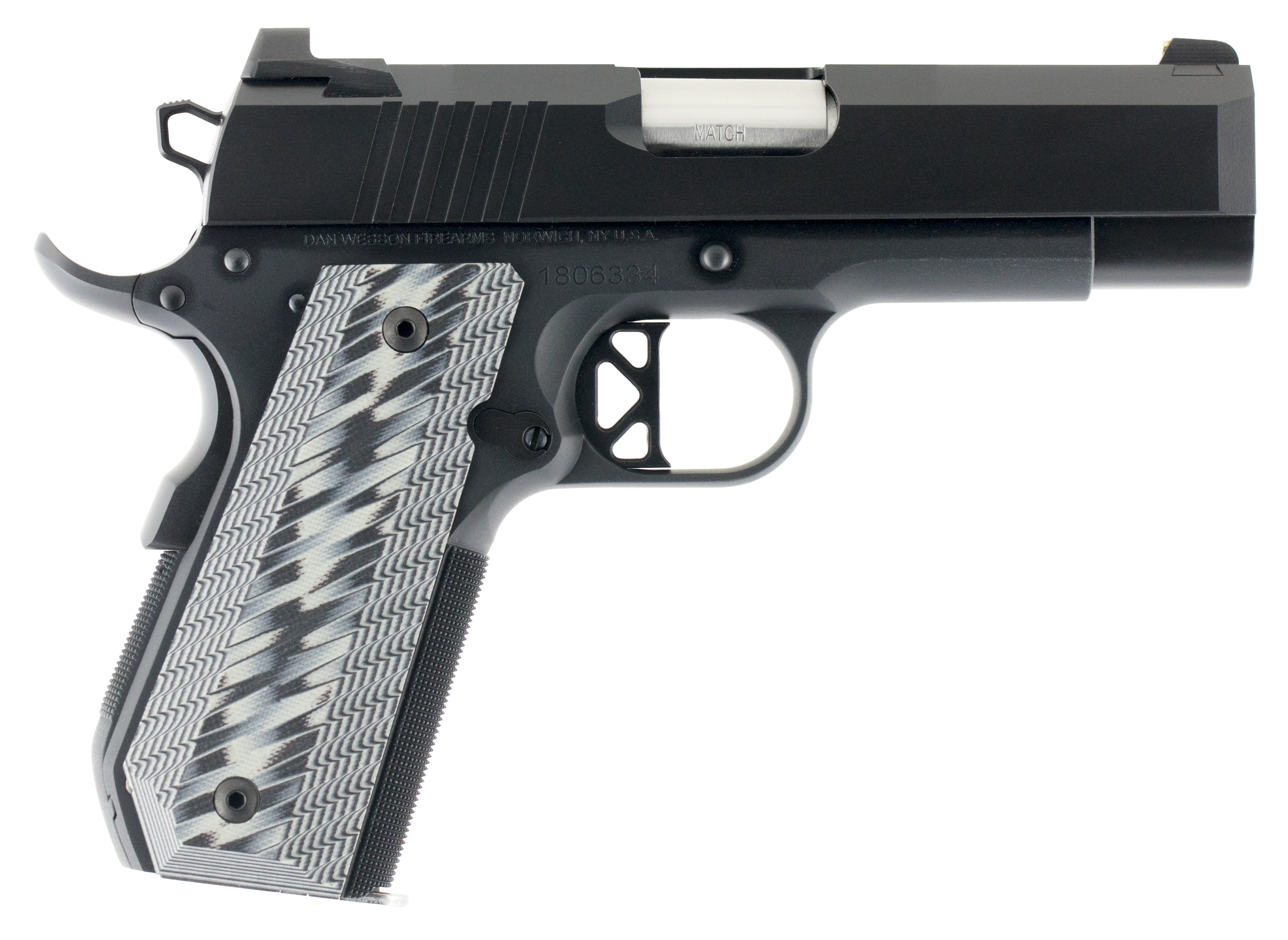 Dan Wesson ECP 9mm Luger 4 in 9+1 Stainless Slide Gray G10 Grip-img-0