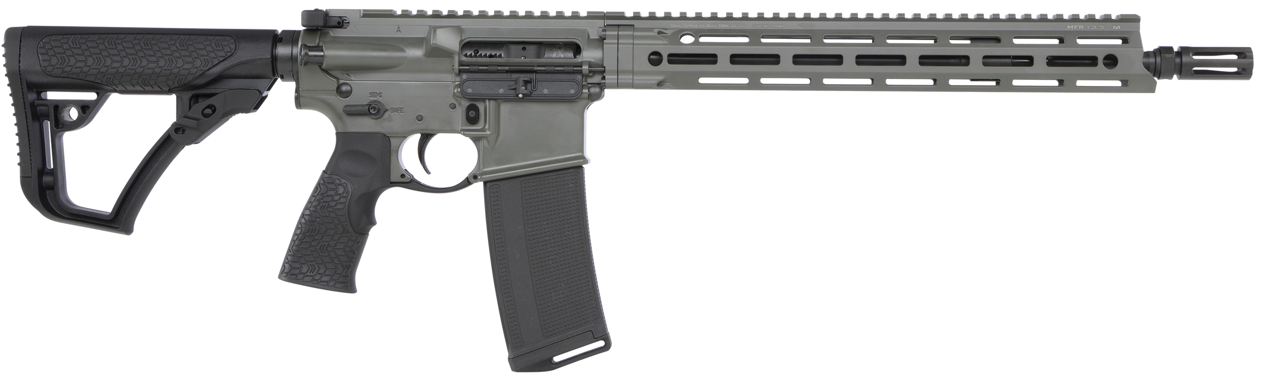 Daniel Defense Ddm4 V7 Slw 5.56x45mm NATO 14.5in 32+1 Deep Woods Green Cerakote