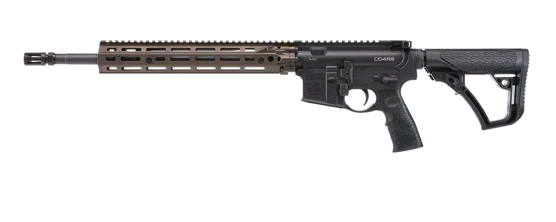 Daniel Defense DD4 Riii 5.56 NATO 16in 30 Rounds M-LOK RIS III Nitride