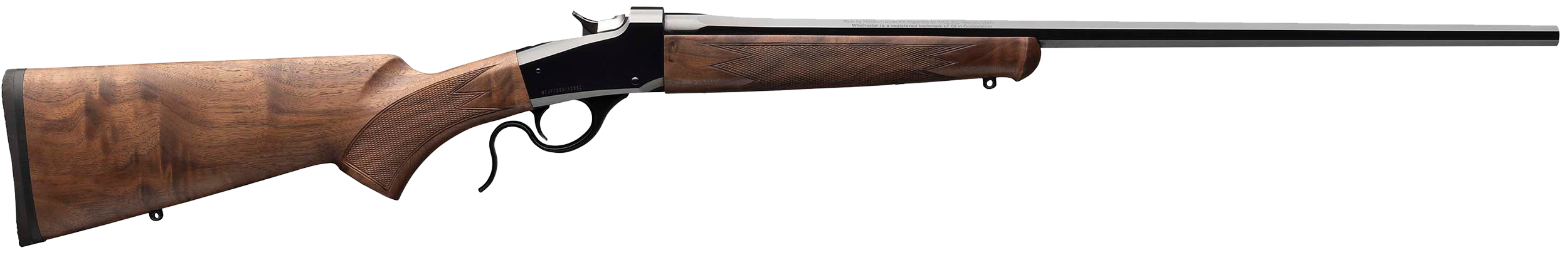 Winchester Model 1885 Low Wall Hunter 6.5 Creedmoor 24" Walnut Polished Blued