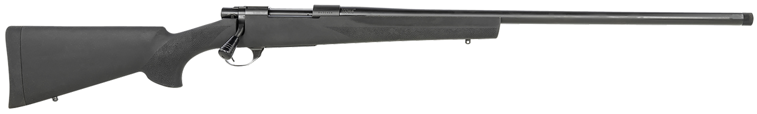 Howa M1500 Hogue Full Size 7mm PRC 5+1 24" Blued Steel Barrel, Blued Drilled & Tapped Stainless Steel Receiver, Hogue OverMolded Black Synthetic Stock, Right Hand