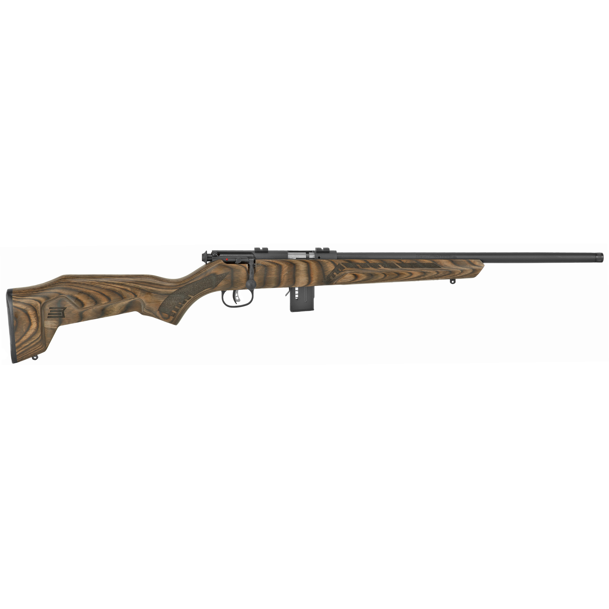 Savage 93R17 Minimalist 17 HMR 18 inch 10+1 Brown Laminate Right Hand