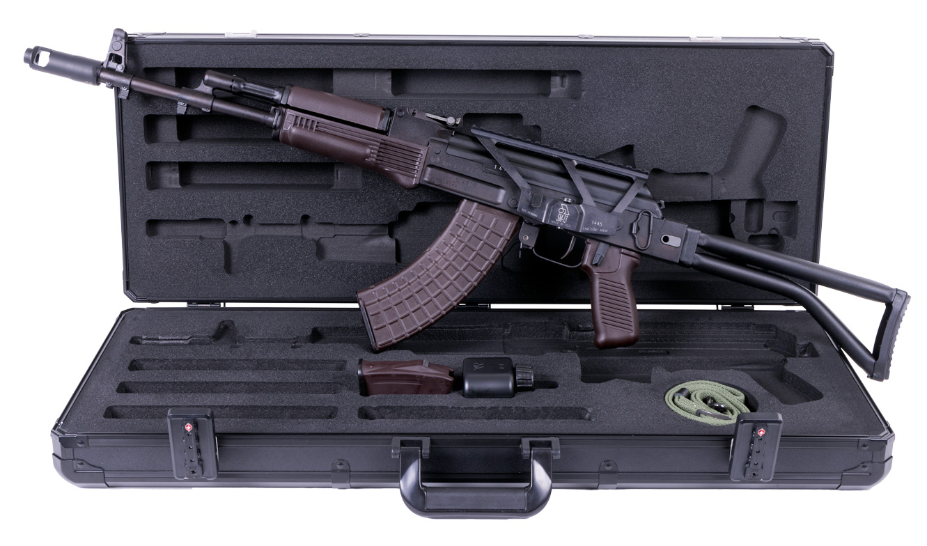 Arsenal Sam7sf 7.62x39mm 16.3in 30rd Plum Furniture Side Folding Stock SM13 Rail