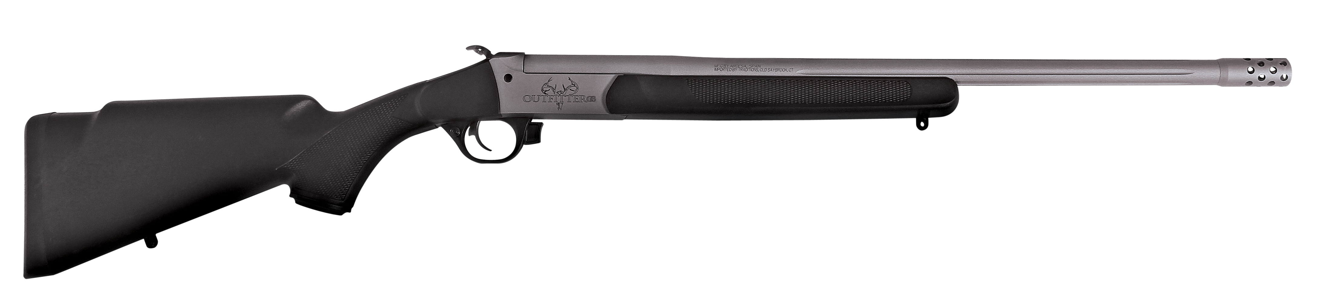 Traditions Outfitter G3 Single Shot Rifle 450 Bushmaster 22 in. Cerakote
