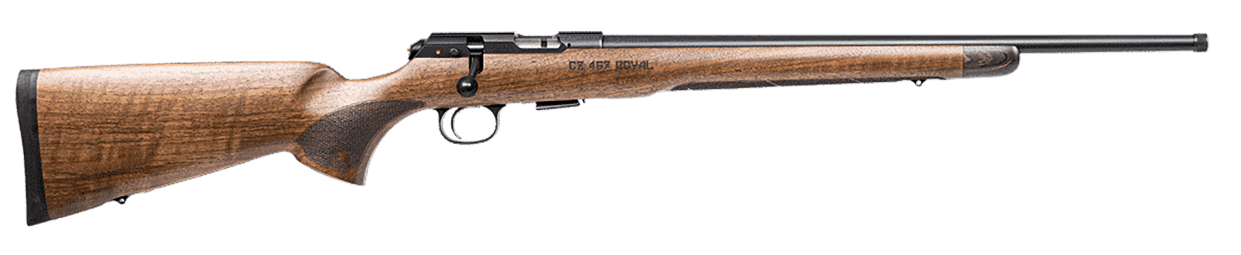 CZ 457 Royal .22 LR 20.5in 5rd Nitride Walnut Receiver Walnut Stock
