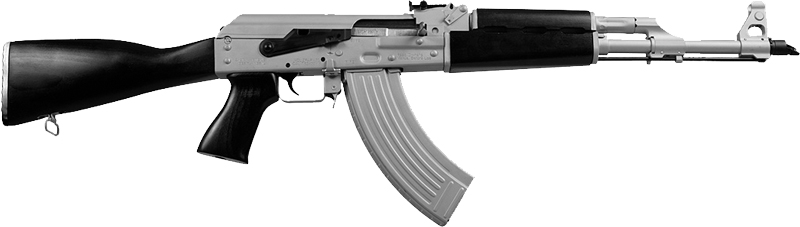 Zastava ZPAPM70 7.62x39 16.3 Inch 30 Rounds Silver Cerakote Hardwood Furniture