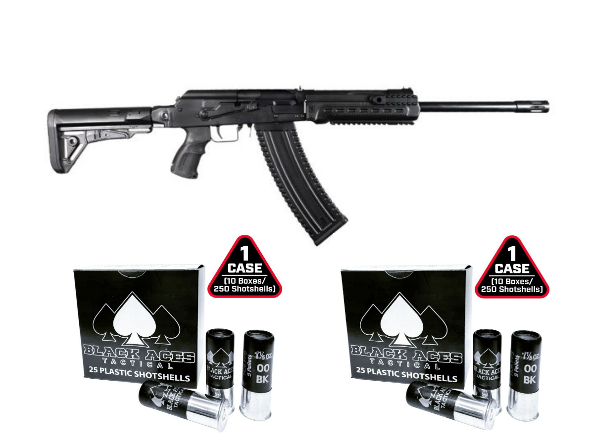Kalashnikov USA KS-12T 12 Gauge 18in Barrel 10rd Magazine Black/Gray