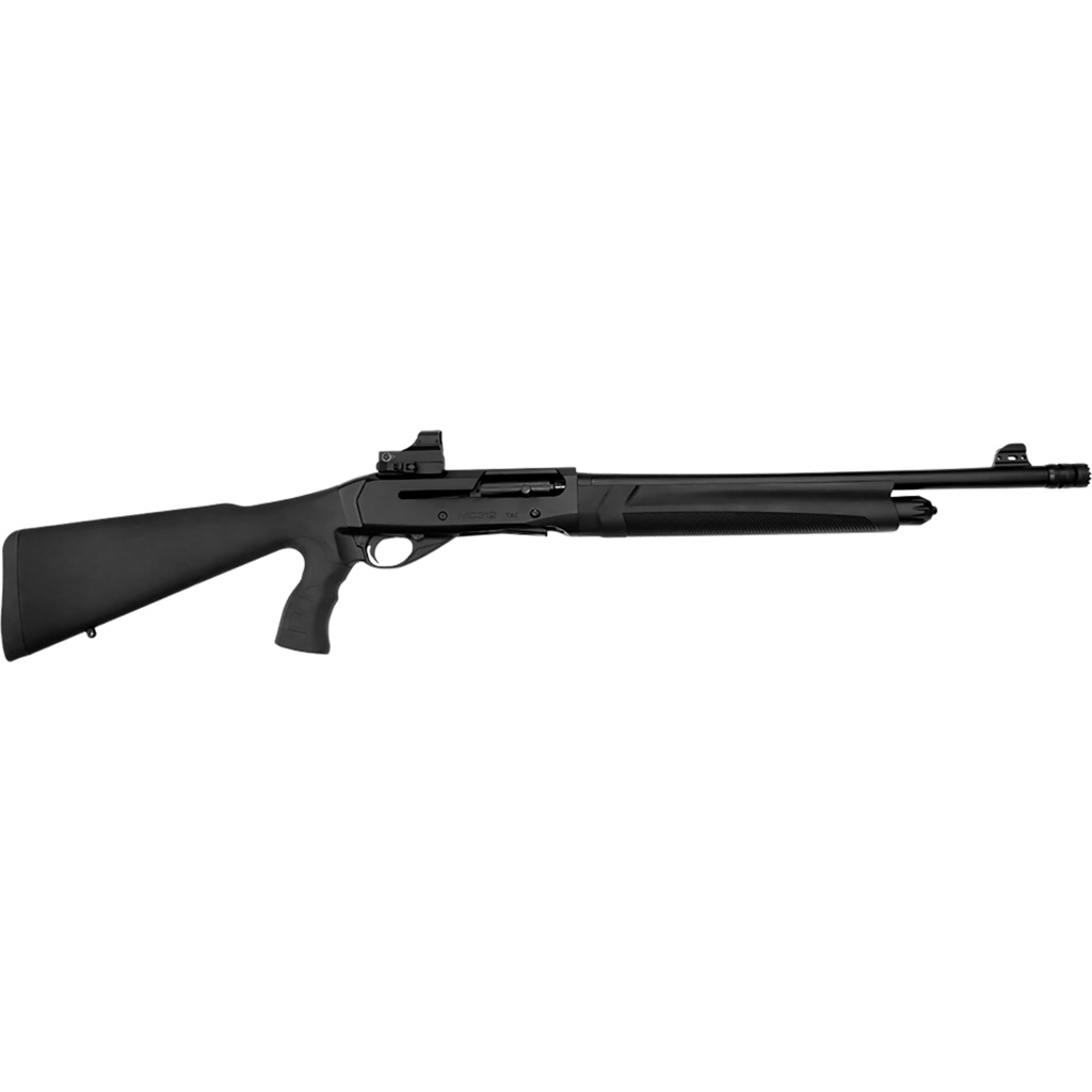 Girsan 390165 MC312 Tactical 12 Gauge 3" 18.50" 5+1 Black Rec Black Fixed Pistol Grip Stock