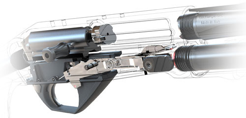 Weatherby Sorix 12 Gauge 28 Inch Barrel 2 Rounds Storm Camo Stock Gray