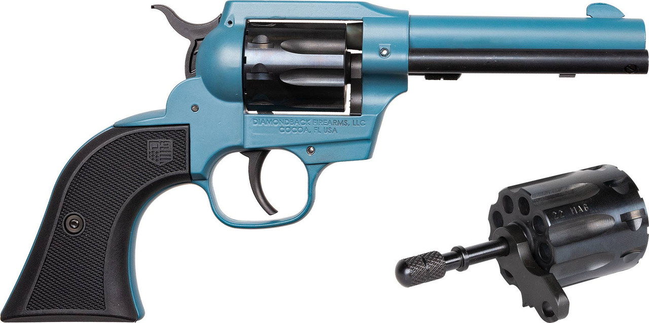 Diamondback Db Sidekick 22 LR 22 WMR 4.5 inch 9 rounds Jesse James Blue Cerakote