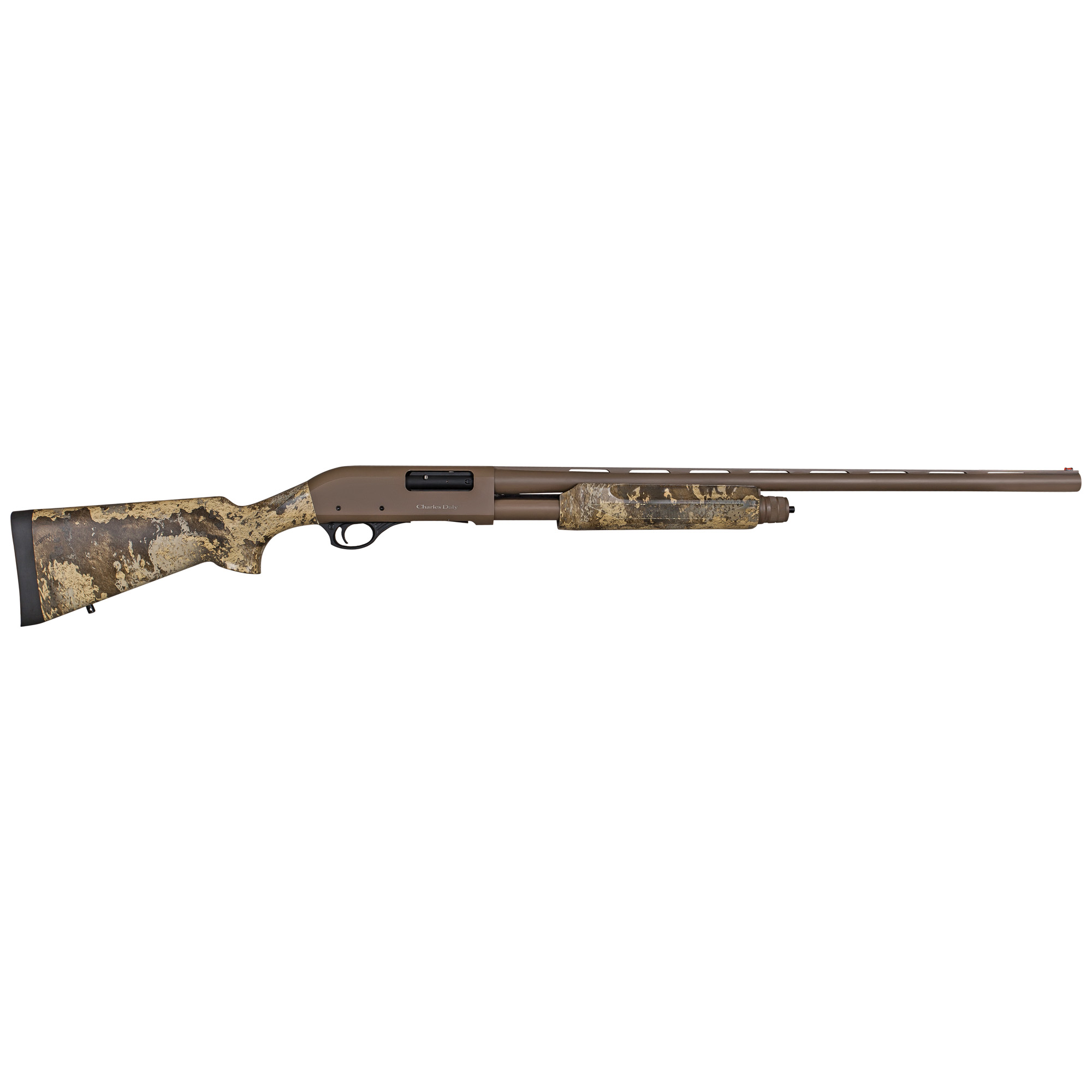 Charles Daly 301 12 Gauge 28 Inch 4 Rounds Flat Dark Earth TrueTimber Prairie