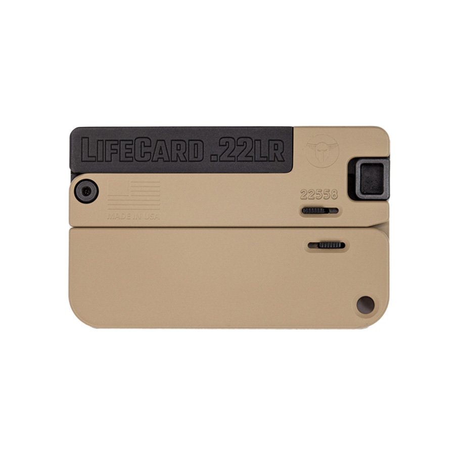 Trailblazer Firearms LifeCard .22 Long Rifle 2.5 Inch 1 Round Tan