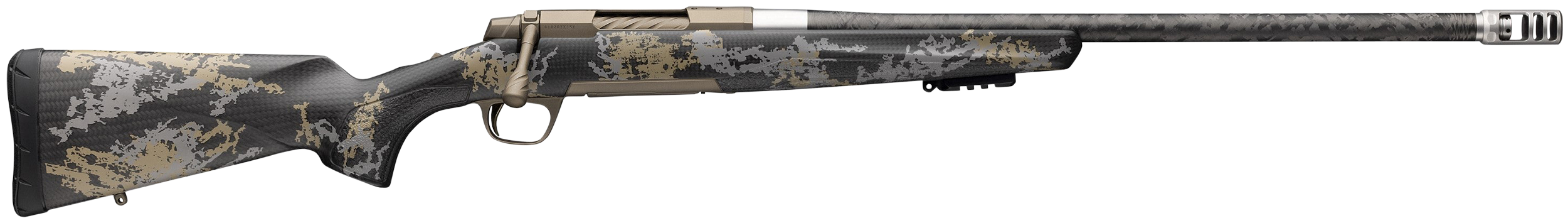 Browning X-Bolt 2 6.8 Western 24 Inch 3 Rounds Smoked Bronze Carbon Fiber