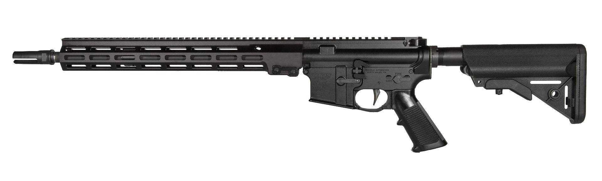 Geissele Super Duty AR Rifle 5.56 NATO 16.25 Barrel Luna Black 1 Round