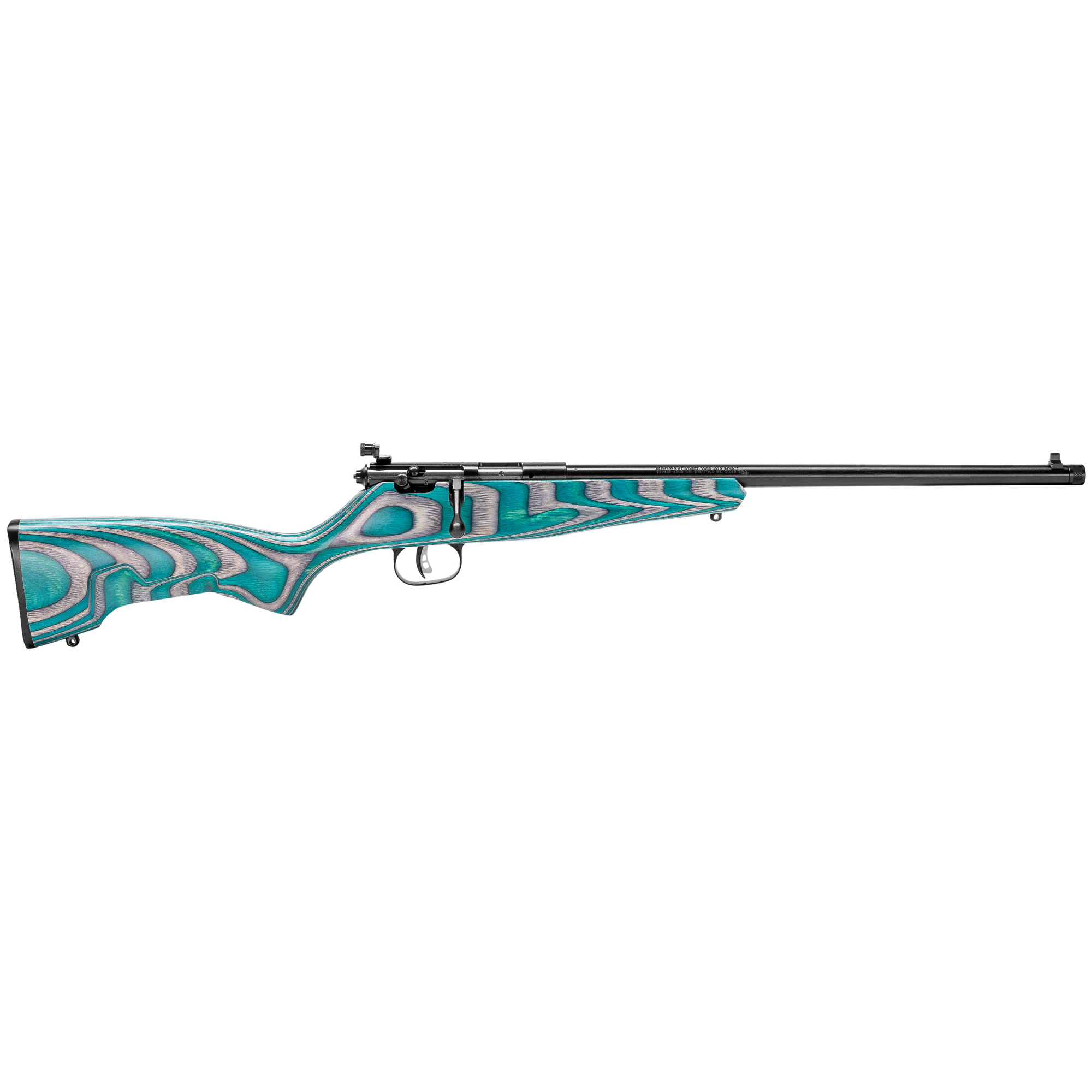 Savage Rascal Minimalist Rifle 22 Long Rifle 16 1/8in Teal/Grey