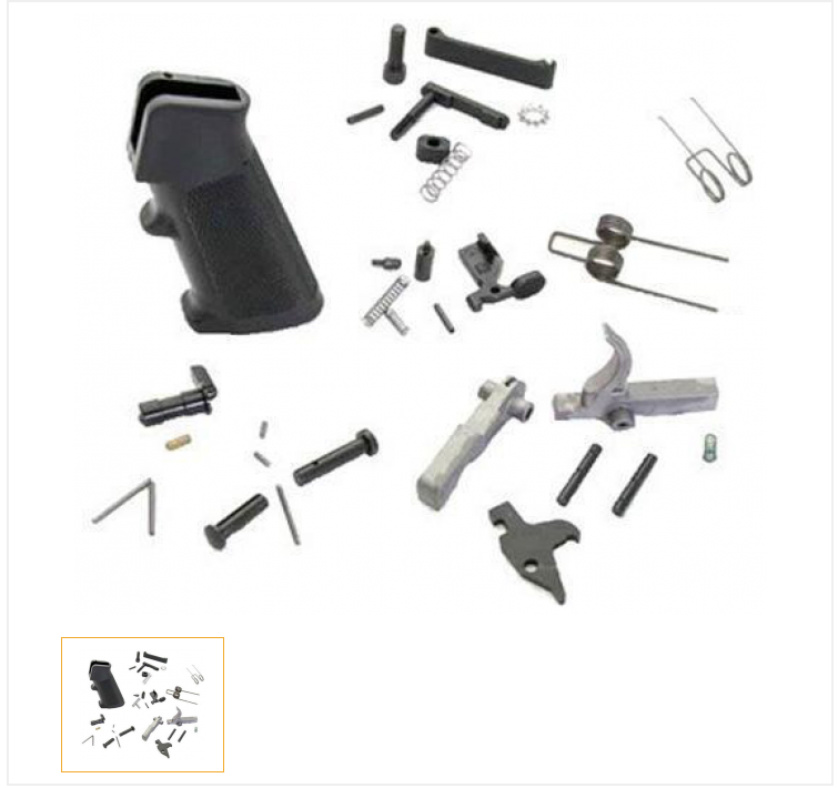 Anderson Manufacturing AR15 Lower Parts Kit Hammer Trigger Mil-Spec .223/5.56