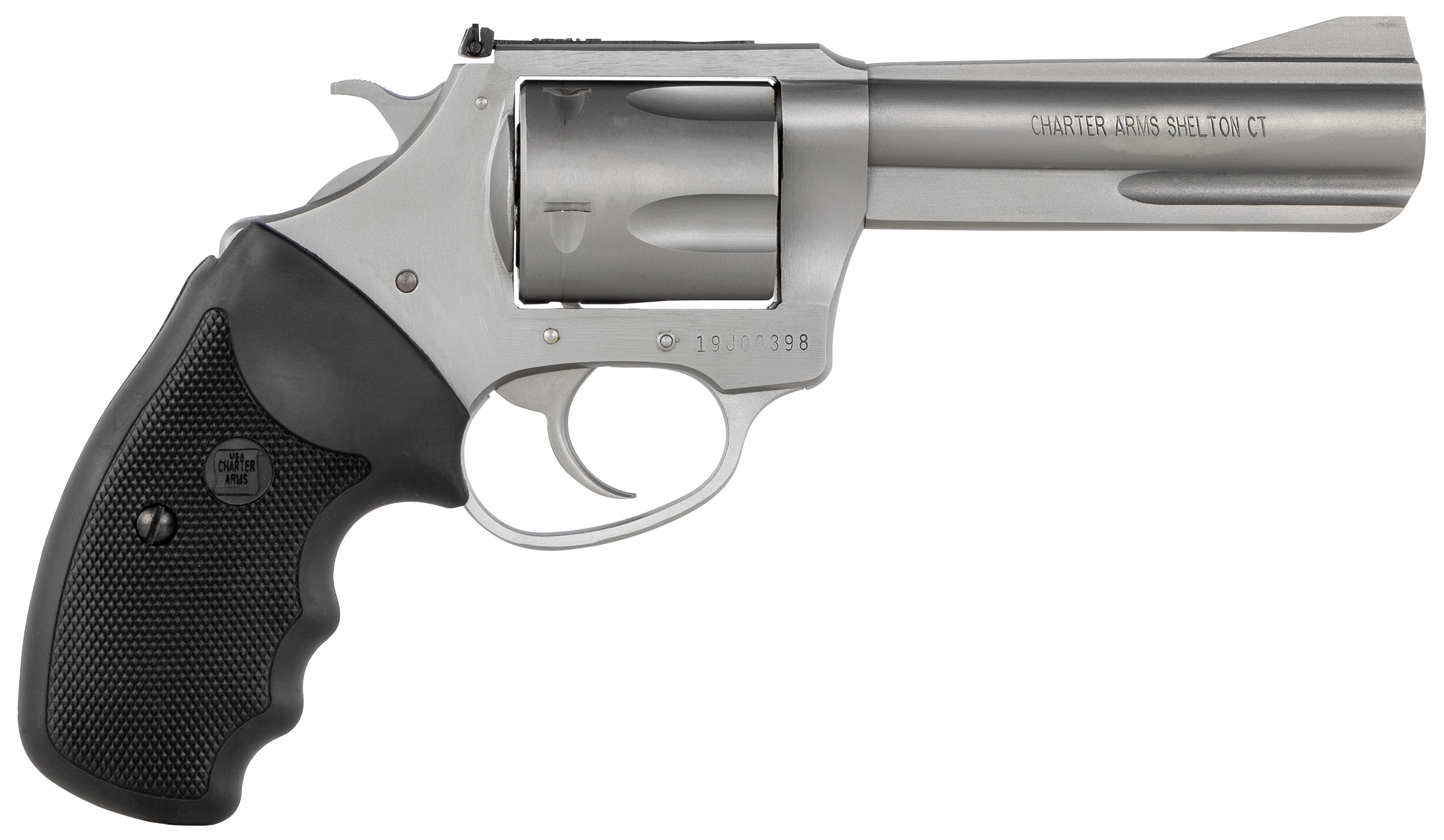 Charter Arms Pitbull 9mm Luger 4.20" 5 Shot Matte Stainless Steel Revolver