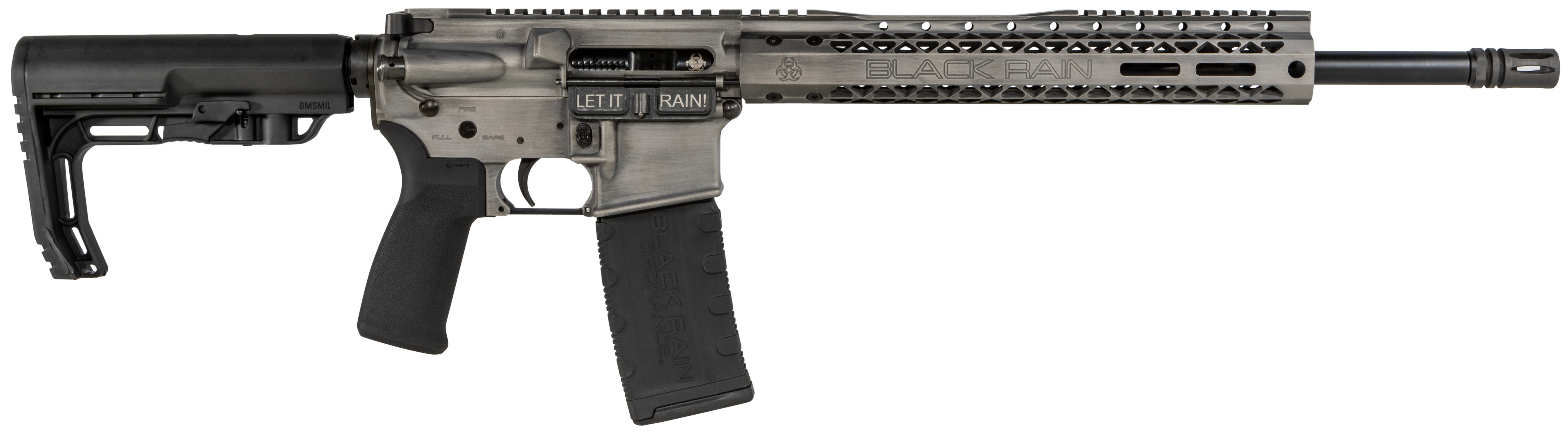 Black Rain Ordnance Spec+ Fusion Rifle 5.56 16 in. Titanium Battleworn 30 rd.