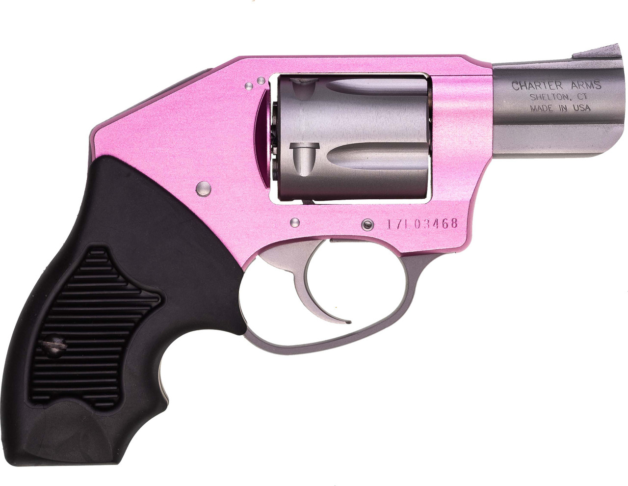 Charter Arms The Pink Lady 38 Special 2" 5 Rounds Pink & Stainless Steel